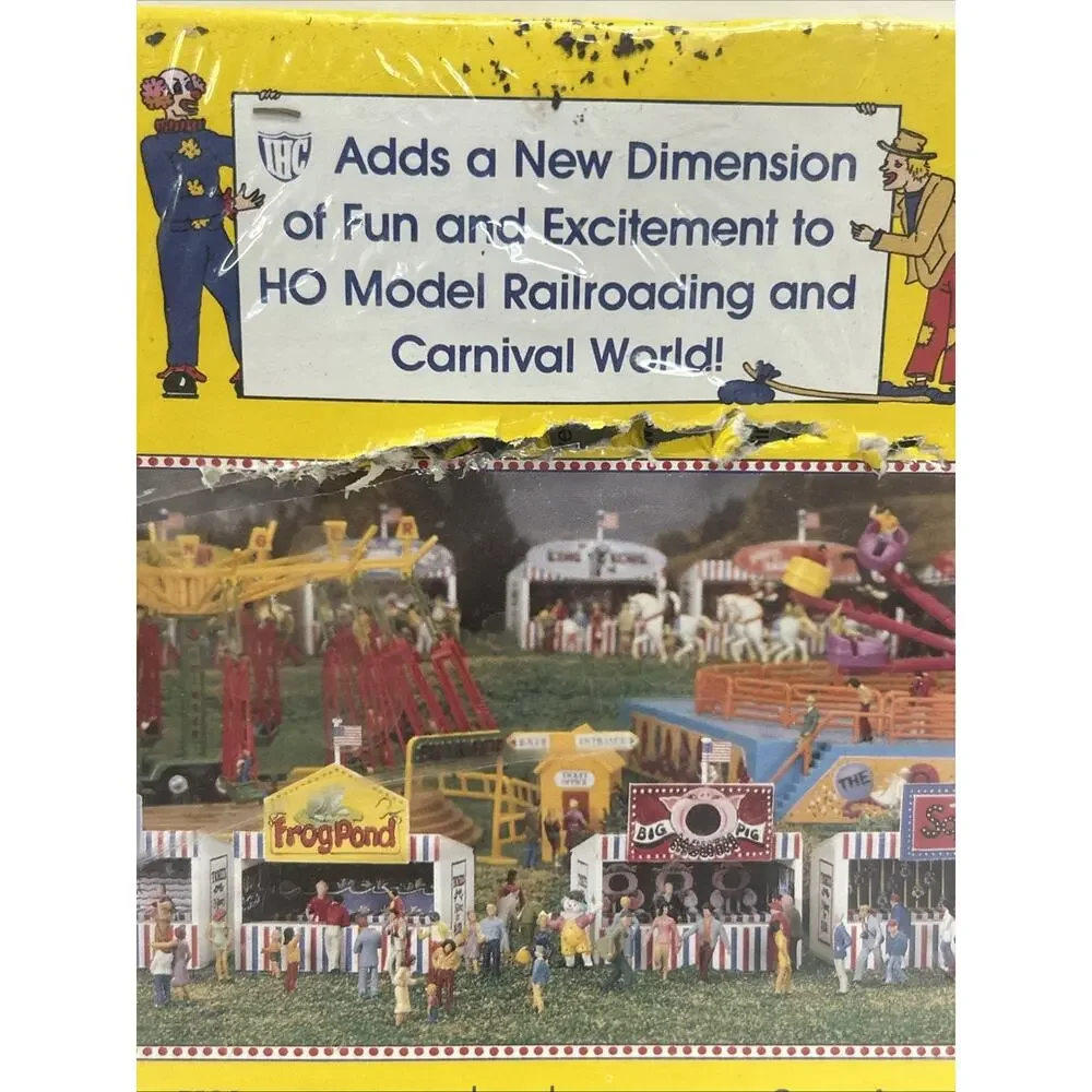 IHC 5129 HO Concession Booth Frog Pond/Ring a Bottle/Kentucky Derby Group 3 Kit